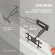 Кронштейн для телевизора Onkron M7L черный 40"-75" макс.68.2кг настенный поворот и наклон