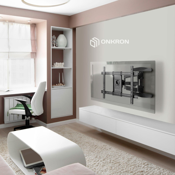 Кронштейн для телевизора Onkron M6L черный 40"-75" макс.45.5кг настенный поворот и наклон Кронштейн для телевизора Onkron M6L черный 40"-75" макс.45.5кг настенный поворот и наклон