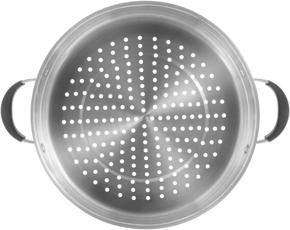 Кастрюля-пароварка Rondell RDS-1815 30.4л. d=32см (с крышкой) стальной Кастрюля-пароварка Rondell RDS-1815 30.4л. d=32см (с крышкой) стальной