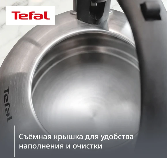 Чайник металлический Tefal Wawe N4210117 2.5л. серебристый (3110602015) Чайник металлический Tefal Wawe N4210117 2.5л. серебристый (3110602015)