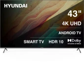 Телевизор LED Hyundai 43" H-LED43BU7009 Android TV Frameless черный/черный 4K Ultra HD 60Hz MEMC DVB-T DVB-T2 DVB-C DVB-S DVB-S2 USB WiFi Smart TV Телевизор LED Hyundai 43" H-LED43BU7009 Android TV Frameless черный/черный 4K Ultra HD 60Hz MEMC DVB-T DVB-T2 DVB-C DVB-S DVB-S2 USB WiFi Smart TV