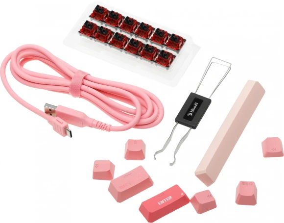 Клавиатура A4Tech S87 Energy механическая розовый USB for gamer LED (S87 USB ENERGY PINK) кабель 1.8м Клавиатура A4Tech S87 Energy механическая розовый USB for gamer LED (S87 USB ENERGY PINK) кабель 1.8м