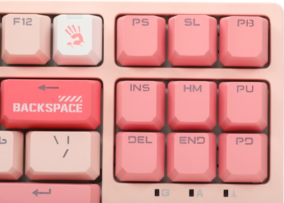 Клавиатура A4Tech S87 Energy механическая розовый USB for gamer LED (S87 USB ENERGY PINK) кабель 1.8м Клавиатура A4Tech S87 Energy механическая розовый USB for gamer LED (S87 USB ENERGY PINK) кабель 1.8м