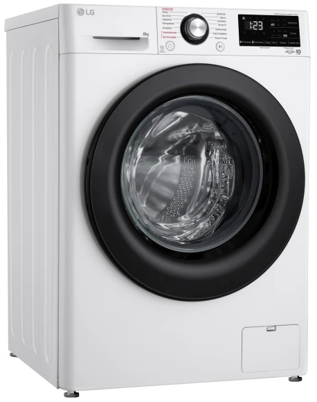 Стиральная машина LG F2V3PS6W класс: A загр.фронтальная макс.:8кг белый инвертор