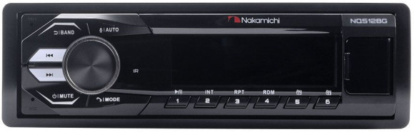 Автомагнитола Nakamichi NQ512BG 1DIN 4x50Вт v5.1 ПДУ RDS (NAK-NQ512BG)