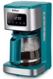 Кофеварка капельная Kitfort КТ-7260 550Вт черный/нержавеющая сталь