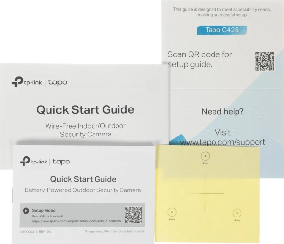 Камера видеонаблюдения IP TP-Link Tapo C410 Kit 3.17-3.17мм