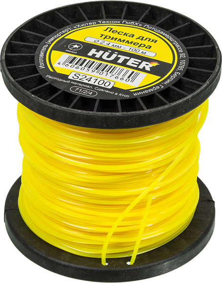 Леска для садовых триммеров Huter S24100 d=2.4мм L=100м для GGT-800S(T)/1000S(T)/1300S(T)/1500S(T) (71/2/4) Леска для садовых триммеров Huter S24100 d=2.4мм L=100м для GGT-800S(T)/1000S(T)/1300S(T)/1500S(T) (71/2/4)