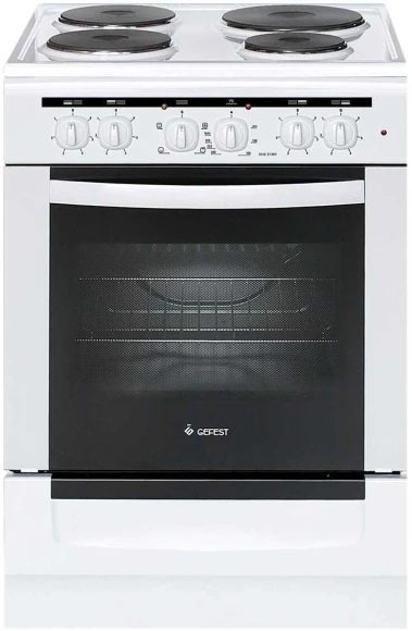 Плита Электрическая Gefest ЭП Н Д 6140 E1WH белый эмалированный металл (без крышки)
