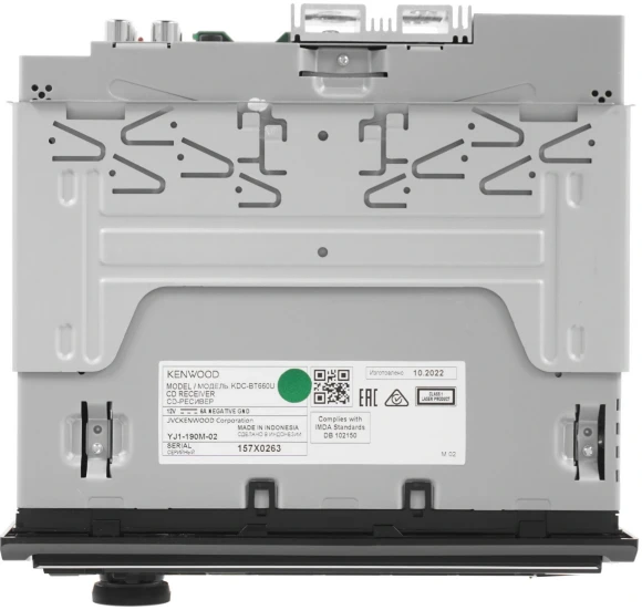 Автомагнитола Kenwood KDC-BT660U 1DIN 4x45Вт v4.2 DSP 3 RDS
