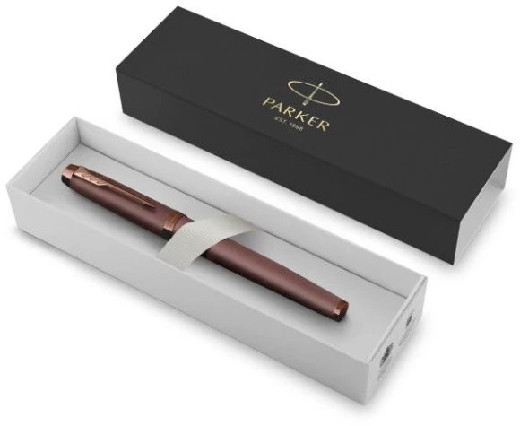 Ручка перьев. Parker Sonnet Grey Core GT (2213680) сталь нержавеющая F подар.кор.