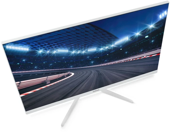 Монитор Digma 23.8" Overdrive 24P410F белый IPS LED 1ms 16:9 HDMI матовая 300cd 178гр/178гр 1920x1080 200Hz G-Sync FreeSync DP FHD USB 3.7кг