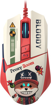 Мышь A4Tech Bloody W63 Max Proxy Boom рисунок оптическая 12000dpi USB Мышь A4Tech Bloody W63 Max Proxy Boom рисунок оптическая 12000dpi USB
