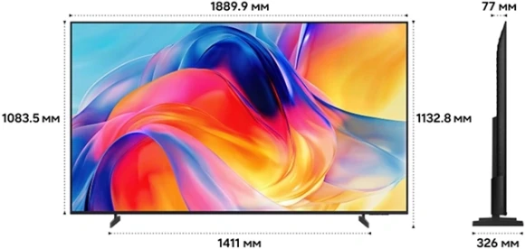 Телевизор LED Samsung 85" UE85M70HAUXPY черный/серый 4K Ultra HD 60Hz DVB-T2 DVB-C DVB-S2 USB WiFi Smart TV Телевизор LED Samsung 85" UE85M70HAUXPY черный/серый 4K Ultra HD 60Hz DVB-T2 DVB-C DVB-S2 USB WiFi Smart TV