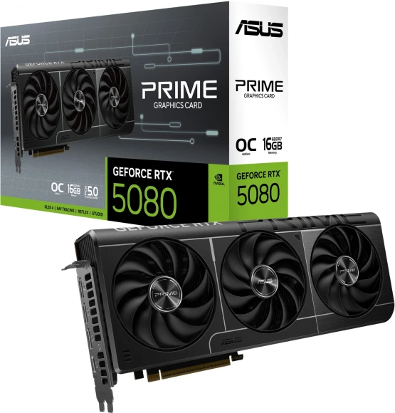 Видеокарта Asus PCI-E 5.0 TUF-RTX5080-O16G-GAMING NVIDIA GeForce RTX 5080 16Gb 256bit GDDR7 2700/30000 HDMIx2 DPx3 HDCP Ret