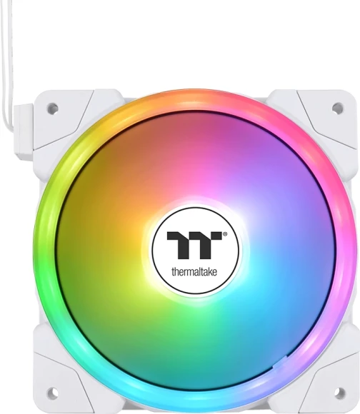 Вентилятор для корпуса Thermaltake Swafan EX12 Reverse ARGB 120х120x25 белый 4-pin 32.5дБ (упак.:3шт) (CL-F169-PL12SW-A) Ret Вентилятор для корпуса Thermaltake Swafan EX12 Reverse ARGB 120х120x25 белый 4-pin 32.5дБ (упак.:3шт) (CL-F169-PL12SW-A) Ret