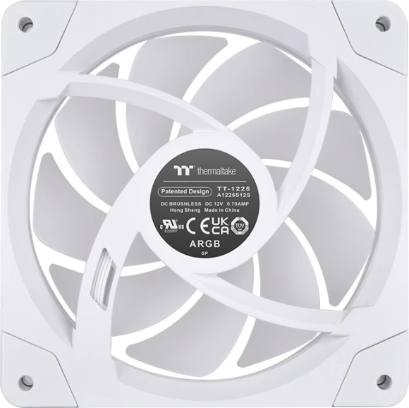 Вентилятор для корпуса Thermaltake Swafan EX12 Reverse ARGB 120х120x25 белый 4-pin 32.5дБ (упак.:3шт) (CL-F169-PL12SW-A) Ret Вентилятор для корпуса Thermaltake Swafan EX12 Reverse ARGB 120х120x25 белый 4-pin 32.5дБ (упак.:3шт) (CL-F169-PL12SW-A) Ret