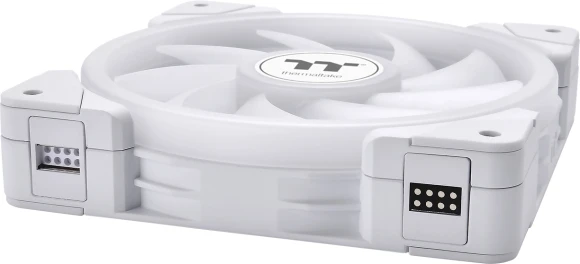 Вентилятор для корпуса Thermaltake Swafan EX12 Reverse ARGB 120х120x25 белый 4-pin 32.5дБ (упак.:3шт) (CL-F169-PL12SW-A) Ret Вентилятор для корпуса Thermaltake Swafan EX12 Reverse ARGB 120х120x25 белый 4-pin 32.5дБ (упак.:3шт) (CL-F169-PL12SW-A) Ret