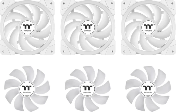 Вентилятор для корпуса Thermaltake Swafan EX12 Reverse ARGB 120х120x25 белый 4-pin 32.5дБ (упак.:3шт) (CL-F169-PL12SW-A) Ret Вентилятор для корпуса Thermaltake Swafan EX12 Reverse ARGB 120х120x25 белый 4-pin 32.5дБ (упак.:3шт) (CL-F169-PL12SW-A) Ret