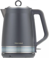Чайник электрический Rondell RDE-WK888 1.6л. 2200Вт серебристый/прозрачный корпус: стекло Чайник электрический Rondell RDE-WK888 1.6л. 2200Вт серебристый/прозрачный корпус: стекло