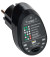 Тестер розеток IEK ARMA2L 5 ST02D черный (A2L5-ST14-02)