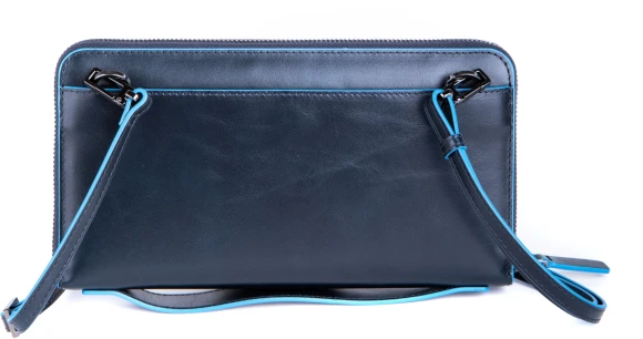 Клатч Piquadro Blue Square AC6732B2R/BLU2 синий натур.кожа Клатч Piquadro Blue Square AC6732B2R/BLU2 синий натур.кожа