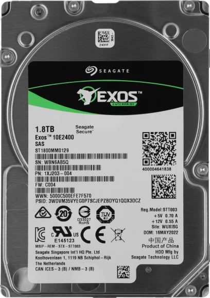 Жесткий диск Seagate SAS 3.0 1800Gb ST1800MM0129 Enterprise Performance (10000rpm) 256Mb 2.5"