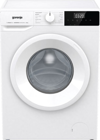 Стиральная машина Gorenje W1NHPI60SCS класс: A загр.фронтальная макс.:6кг белый инвертер