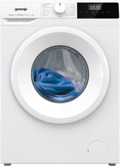 Стиральная машина Gorenje W1NHPI60SCS класс: A загр.фронтальная макс.:6кг белый инвертор Стиральная машина Gorenje W1NHPI60SCS класс: A загр.фронтальная макс.:6кг белый инвертор