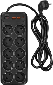 Сетевой фильтр Powercom SP-01 USB2A1CW 3,0М 3.0м (4 розетки) белый/серый (коробка) Сетевой фильтр Powercom SP-01 USB2A1CW 3,0М 3.0м (4 розетки) белый/серый (коробка)