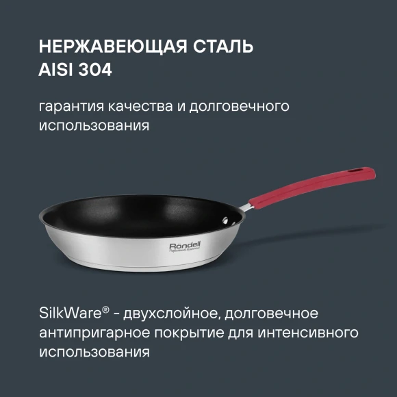 Набор посуды Rondell Savvy RDS-2012 7 предметов Набор посуды Rondell Savvy RDS-2012 7 предметов