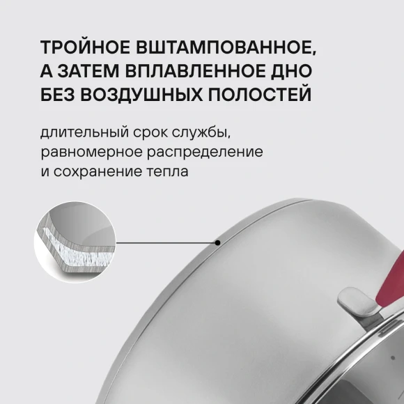 Набор посуды Rondell Savvy RDS-2012 7 предметов Набор посуды Rondell Savvy RDS-2012 7 предметов