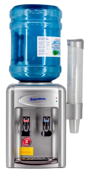 Кулер Aqua Work 0.7-TKR настольный серебристый