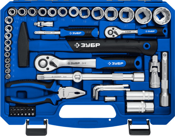 Набор инструментов Зубр 27670-H76 76 предметов (жесткий кейс) Набор инструментов Зубр 27670-H76 76 предметов (жесткий кейс)