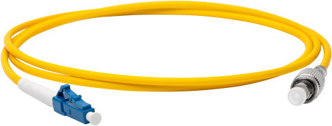 Патч-корд Lanmaster LAN-LC-FC/SU-1.0 1x9/125 OS2 LC-FC 1м LSZH желтый