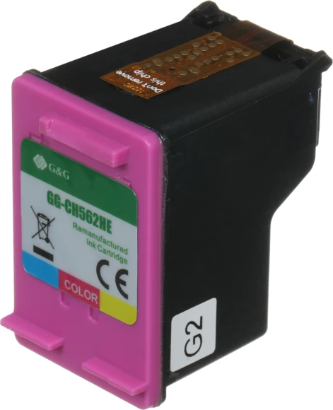 Картридж струйный G&G GG-CH562HE 122 многоцветный (18мл) для HP DJ 1050A/2050A/3000