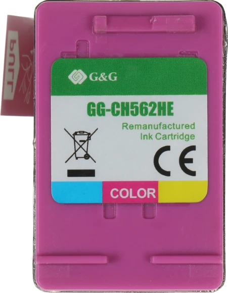 Картридж струйный G&G GG-CH562HE 122 многоцветный (18мл) для HP DJ 1050A/2050A/3000