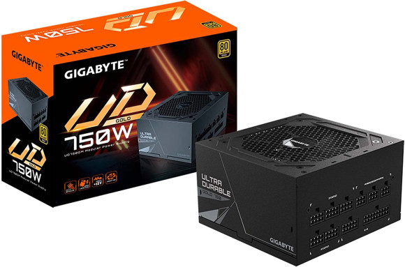 Блок питания Gigabyte ATX 750W GP-UD750GM 80+ gold (20+4pin) APFC 120mm fan 8xSATA Cab Manag RTL Блок питания Gigabyte ATX 750W GP-UD750GM 80+ gold (20+4pin) APFC 120mm fan 8xSATA Cab Manag RTL