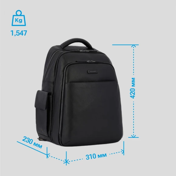 Рюкзак мужской Piquadro Modus Special CA3444MOS/N черный кожа
