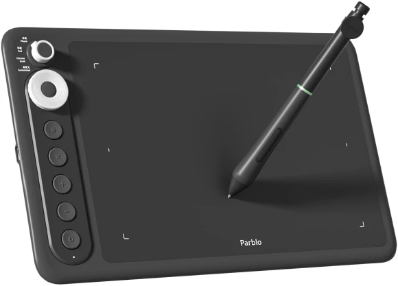 Графический планшет Parblo Intangbo X7 USB Type-C розовый