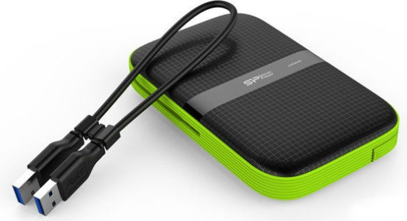 Жесткий диск Silicon Power USB3.0 1TB SP010TBPHDA60S3K A60 SP010TBPHDA60S3K Armor 2.5" черный