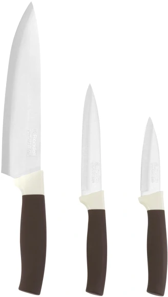 Набор ножей кухон. Rondell Mocco&Latte RD-1944 компл.:4предм. разд.дос. коричневый блистер