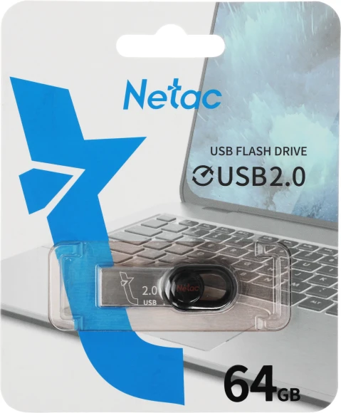 Флеш Диск Netac 64Gb UM2 NT03UM2N-064G-20BK USB2.0 серебристый/черный Флеш Диск Netac 64Gb UM2 NT03UM2N-064G-20BK USB2.0 серебристый/черный
