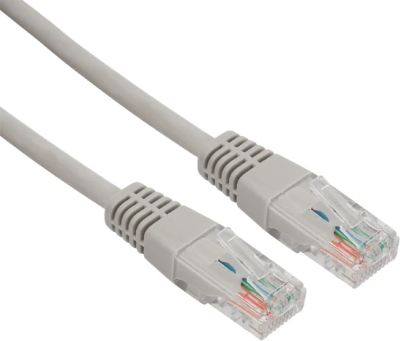 Патч-корд Rexant 18-8007 UTP RJ-45 вил.-вилка RJ-45 кат.5E 5м серый LSZH