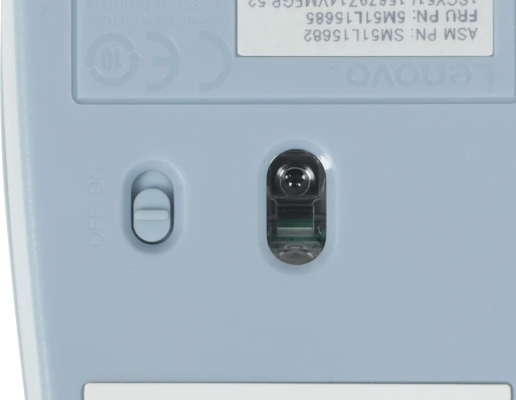 Мышь Lenovo 300 Wireless Compact светло-голубой оптическая 1000dpi беспров. USB 2but (GY51L15679)