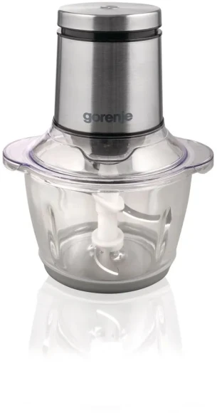 Измельчитель электрический Gorenje S450XE 1.2л. 450Вт серебристый/черный