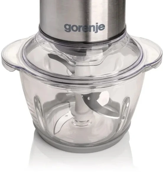 Измельчитель электрический Gorenje S450XE 1.2л. 450Вт серебристый/черный