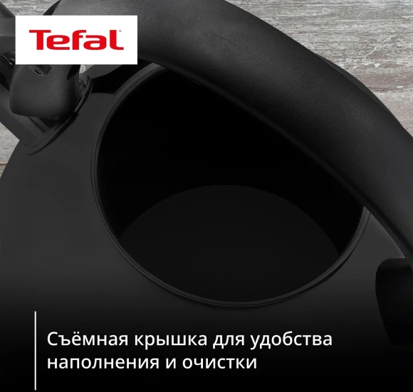 Чайник металлический Tefal Intuition N4180417 2.5л. черный (3110601825)
