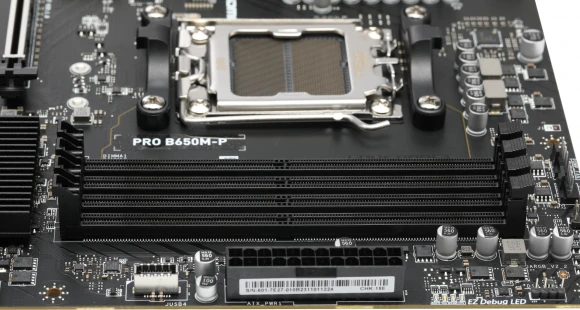 Материнская плата MSI PRO B650M-P Socket AM5 AMD B650 4xDDR5 mATX AC`97 8ch(7.1) 2.5Gg RAID+VGA+HDMI+DP