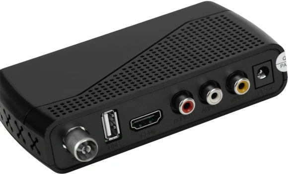Ресивер DVB-T2 Hyundai H-DVB500 черный Ресивер DVB-T2 Hyundai H-DVB500 черный